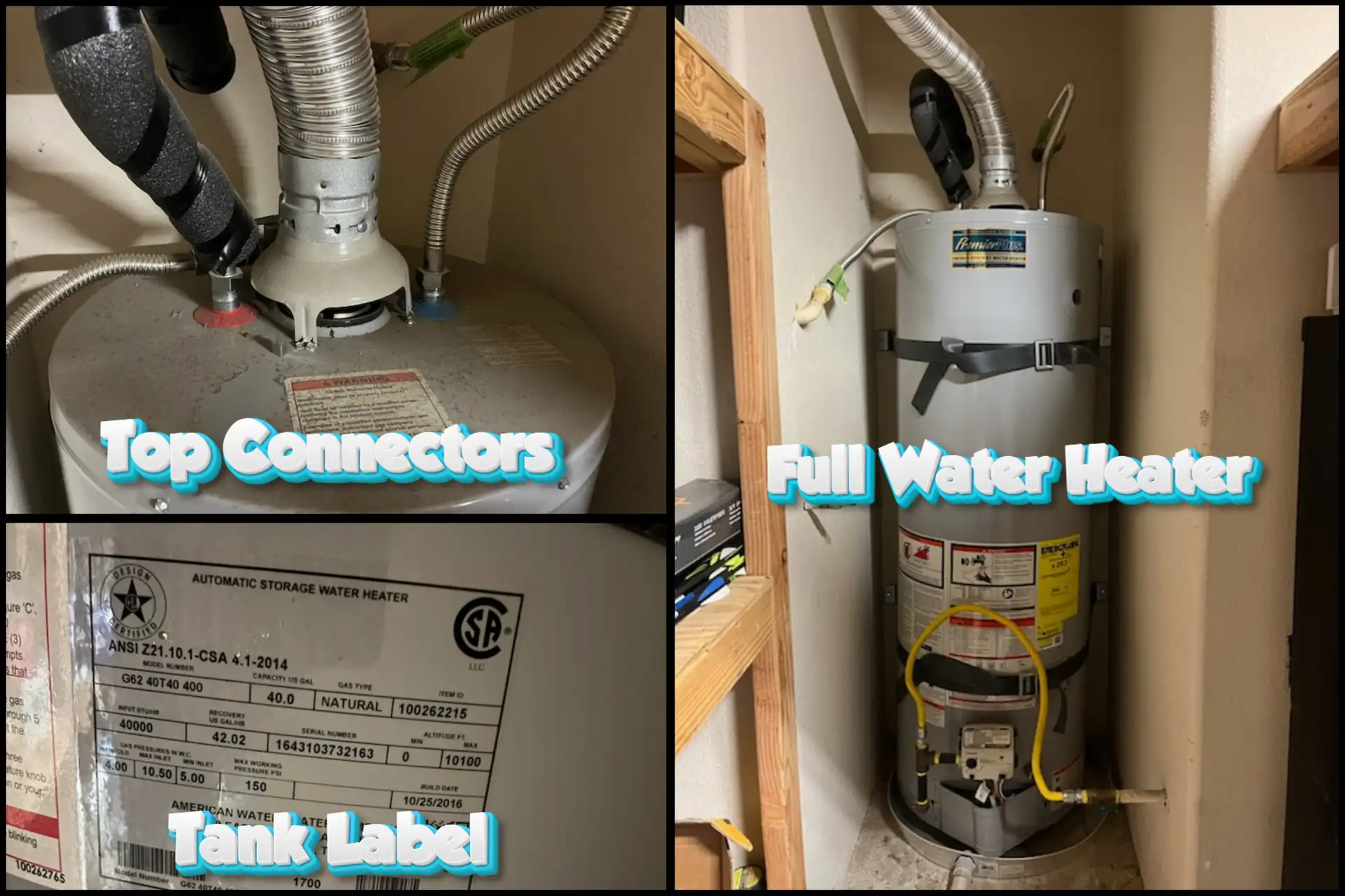 Leaking water heater showing rust and mineral scale damage in Las Vegas