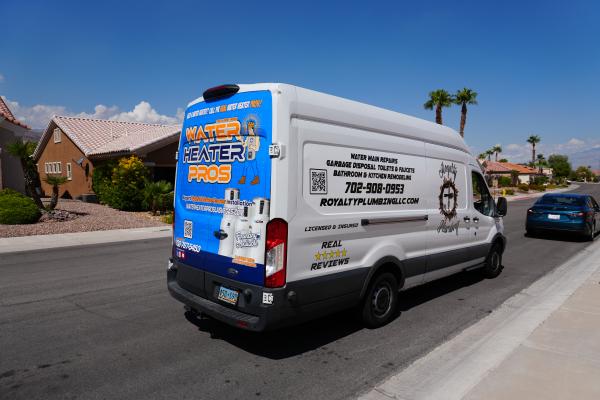 Water heater flush service in Las Vegas home by licensed plumber