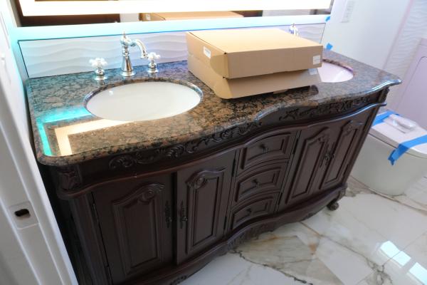 Sewer camera inspection showing damaged clay tile lateral in Las Vegas home