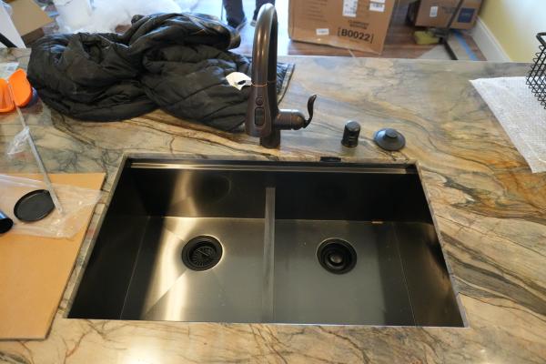 Sewer camera inspection showing damaged clay tile lateral in Las Vegas home