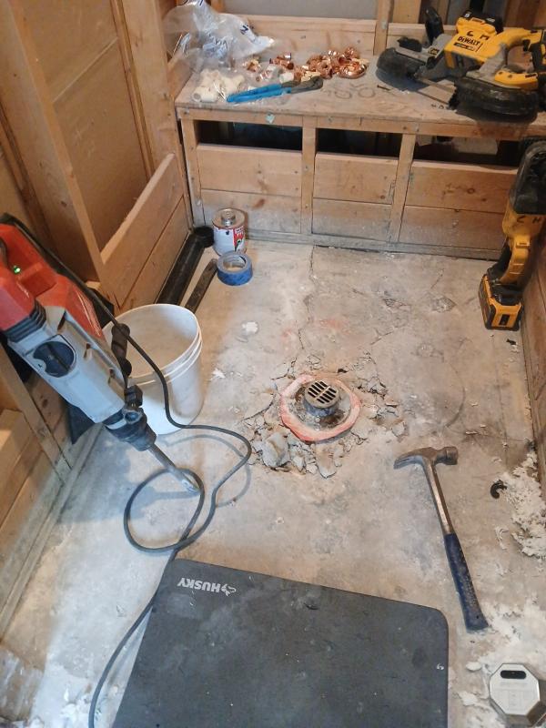 Sewer camera inspection image showing pipe condition before installation in Las Vegas