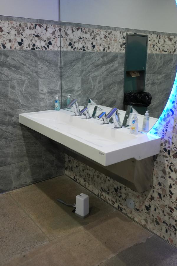  Royalty Plumbing licensed plumber installing kitchen faucet and supply lines in Las Vegas home
